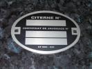 Plaque citerne Plaque citerne